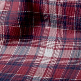Autumn And Winter Plaid Patter Terry