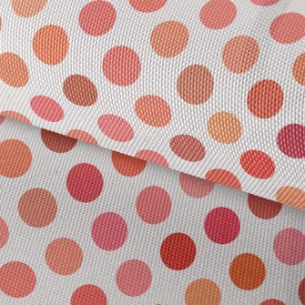 Pink Orange Dots Waterproof Oxford