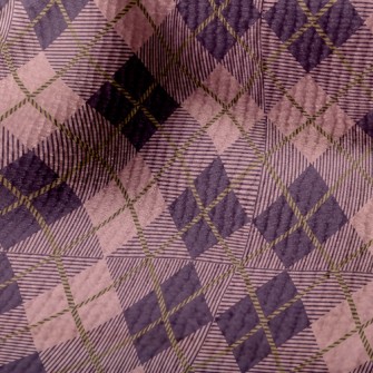 Pink And Purple Plaid Terry
