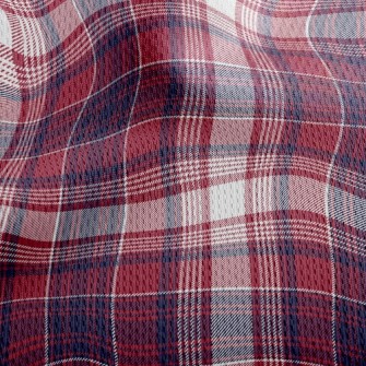 Autumn And Winter Plaid Patter Athletic Mesh Flat Back