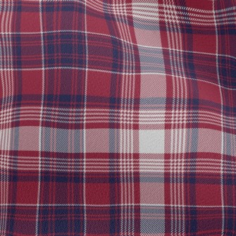 Autumn And Winter Plaid Patter Chiffon