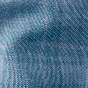 Blue Fine Plaid Waterproof Canvas