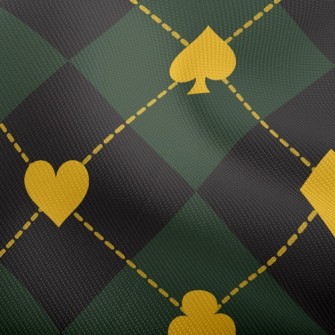 Playing Card Plaid Dobby