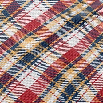 Slash Scotch Grid Birdseye Piqué