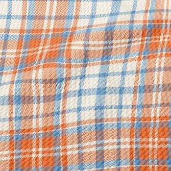 Mosaic Plaid Birdseye Piqué