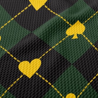 Playing Card Plaid Birdseye Piqué