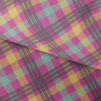 Bright Plaid Waterproof Oxford