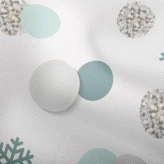 Bright Snowflake Dots Dobby