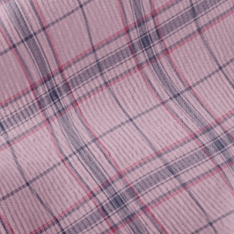 Pink And Purple Large Plaid Standard Corduroy