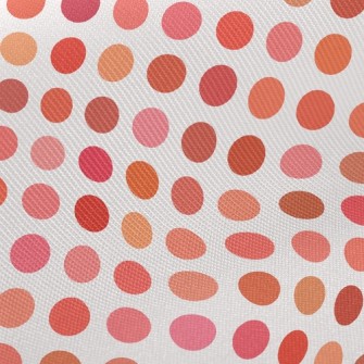 Pink Orange Dots Twill