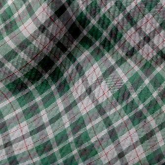 Green Square Stripes Terry