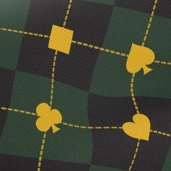 Playing Card Plaid Twill