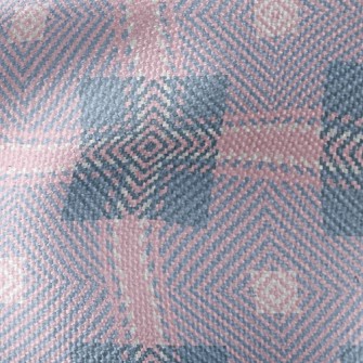 Pink And Blue Braid Waterproof Canvas