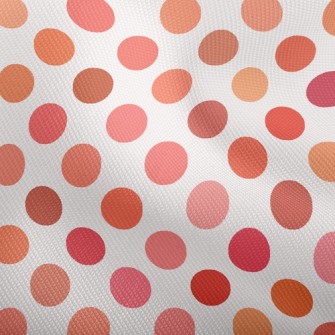 Pink Orange Dots Dobby