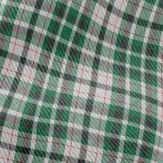Green Square Stripes Standard Corduroy