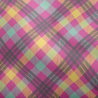 Bright Plaid Dobby