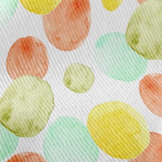 Watercolor Dots Standard Corduroy