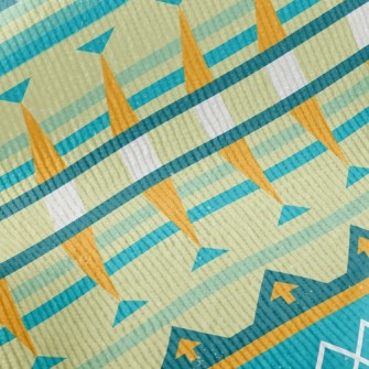 Geometric Arrow Pattern Standard Corduroy