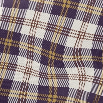 Elegant Purple Plaid Twill