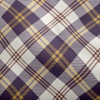 Elegant Purple Plaid Dobby