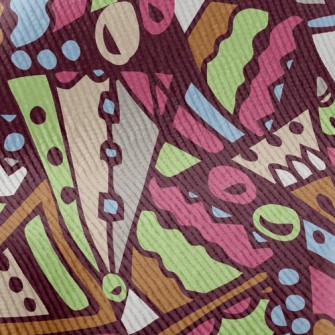 Color Triangle Design Standard Corduroy