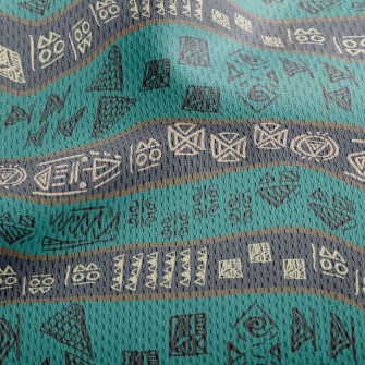 Tribal Culture Athletic Mesh Flat Back