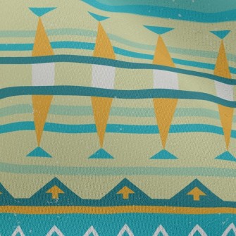 Geometric Arrow Pattern Chiffon