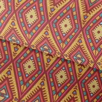 Cute Orange Doodle Waterproof Oxford