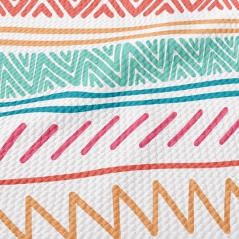 Tribal Drawings Birdseye Piqué