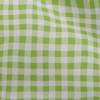 Green Checkerboard Chiffon