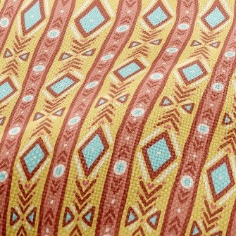 Cute Tribal Stripes Performance Linen