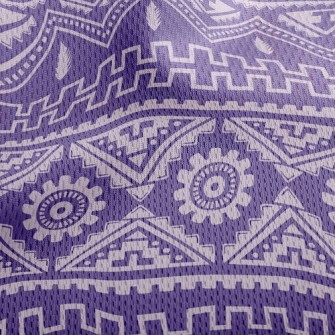 Purple Art Athletic Mesh Flat Back