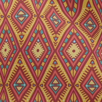 Cute Orange Doodle Chiffon