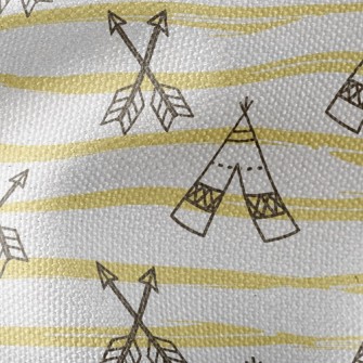 Tent With Arrows Waterproof Canvas