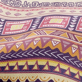 Tribal Pattern Performance Linen