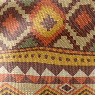 Ethnic Style Waterproof Canvas