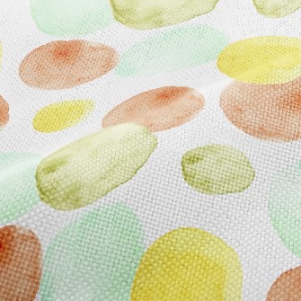 Watercolor Dots Performance Linen
