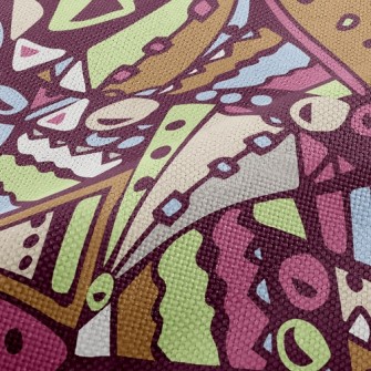Color Triangle Design Performance Linen