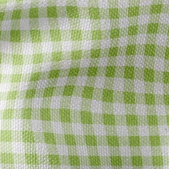 Green Checkerboard Waterproof Canvas