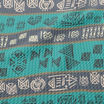 Tribal Culture Birdseye Piqué