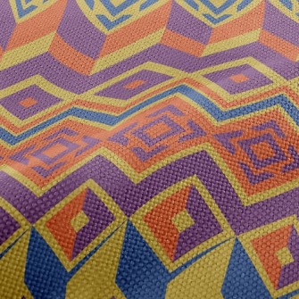 Lines And Triangles Abstract I Performance Linen