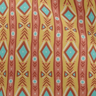 Cute Tribal Stripes Chiffon