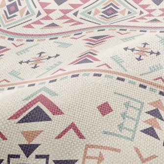 Colorful Triangle Diagram Performance Linen