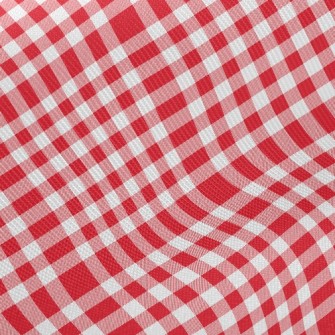 Red And White Plaid Twill