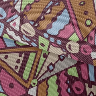 Color Triangle Design Waterproof Oxford