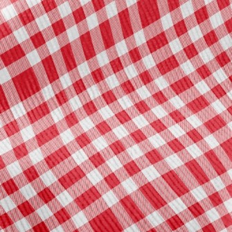 Red And White Plaid Standard Corduroy