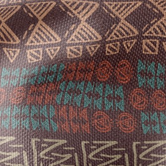 Tribal Writing Waterproof Canvas