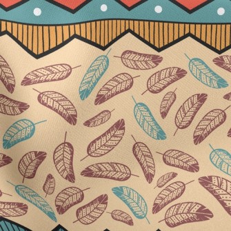 Feather Painting Stretch Ponte