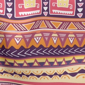 Tribal Pattern Stretch Ponte
