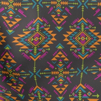 Colorful Geometric Shapes Stretch Ponte